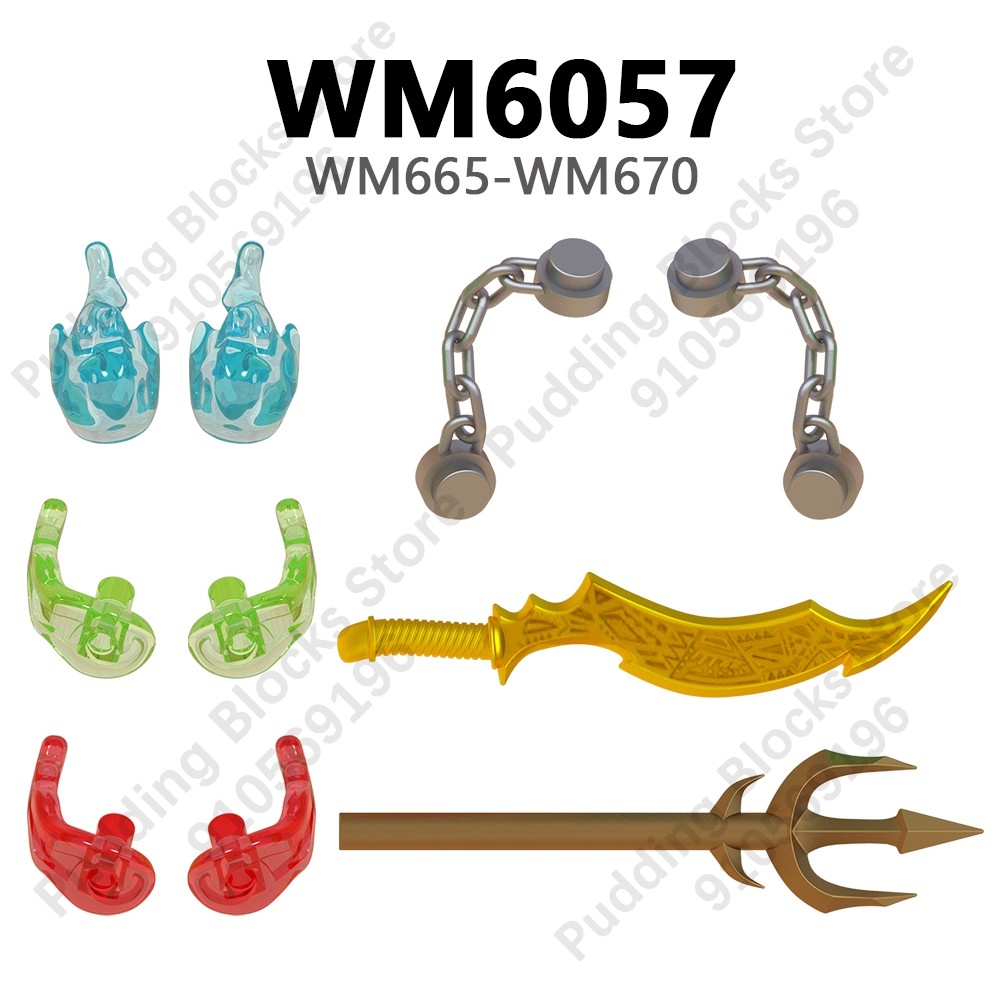 WM6057 DIY Model Action Figures WM665 WM666 WM667 WM668 WM669 WM670 Blocks Accessorie Adults Childre