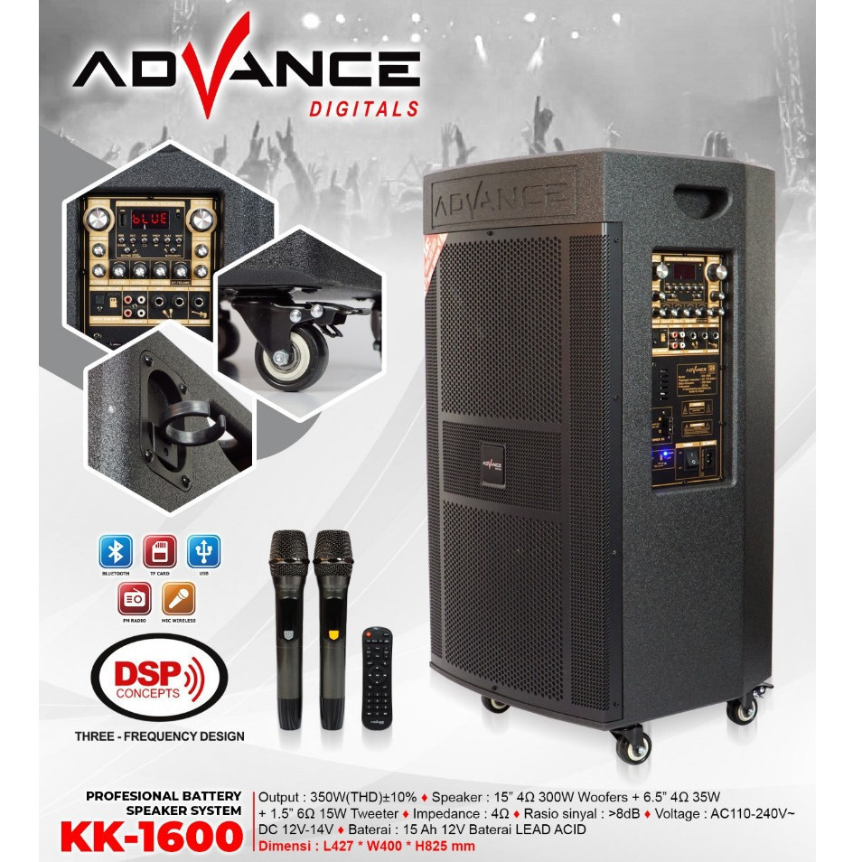 SPEAKER ADVANCE KK-1600 15" /KK1500 - Speaker Meeting / Speaker Besar / Speaker Acara