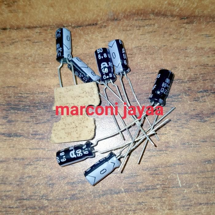 kapasitor Elco 6,8uf 50v Audio
