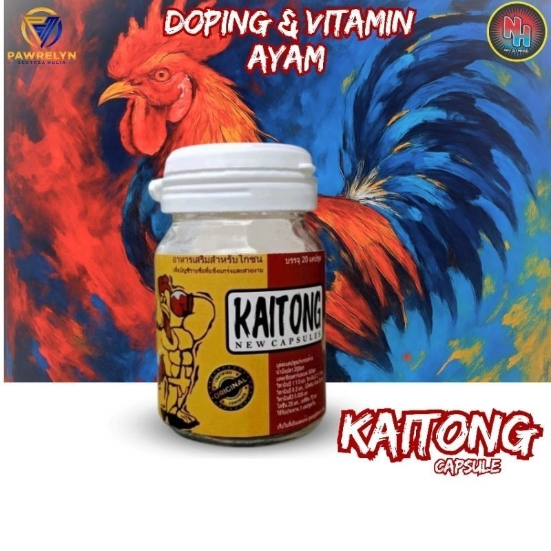 TERLARIS PAKET LENGKAP - NH Mancing - KAITONG doping ayam laga isi 25 ORIGINAL THAILAND - Adun