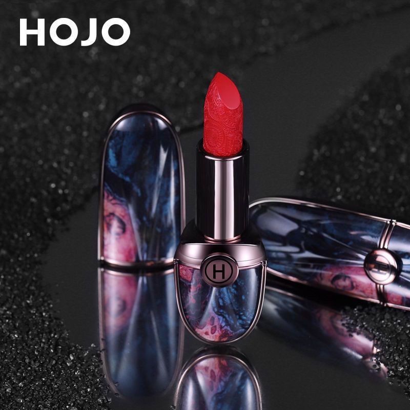 HOJO Star River Sutra Satin Student Lipstick, wajah kabut tidak menyentuh cangkir lipstik, warna yan