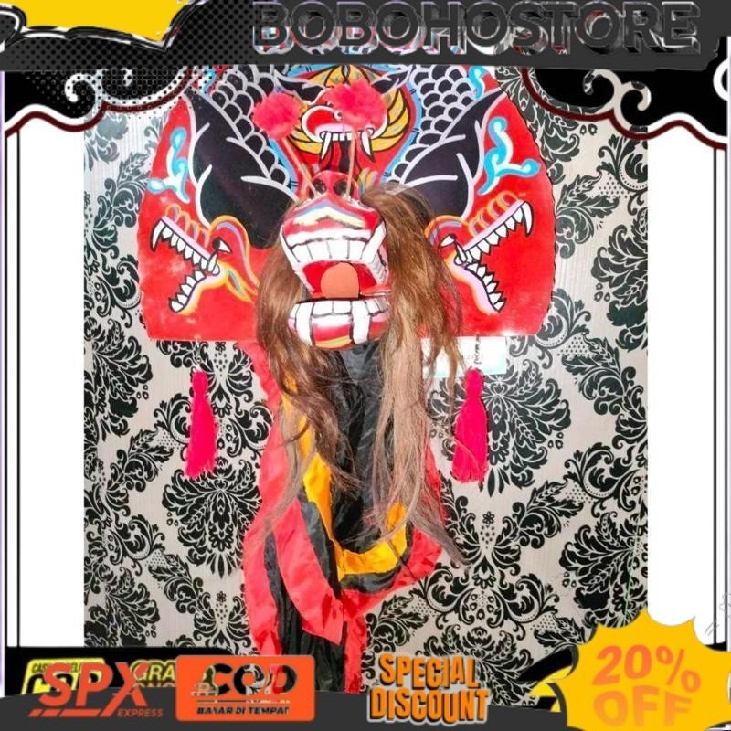 NEW PRODUK TERBARU Barongan Devil Anak Telon Dewasa Murah Baju Celana Kemul Barong Anak2 Barongsai K