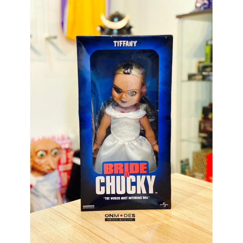 SIDESHOW COLLECTIBLES BRIDE OF CHUCKY TIFFANY DOLL AUTHENTIC