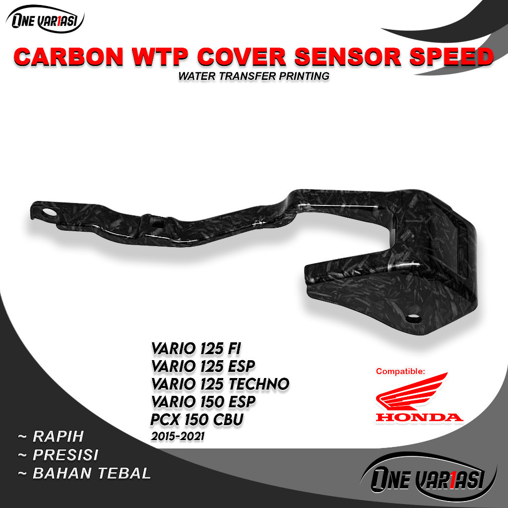 COVER TUTUP SENSOR CARBON FORGED VARIO 125 150 KARBON AESRACINGSHOP