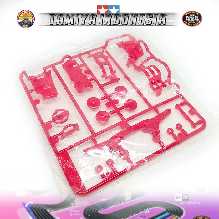 REP TAMIYA GEARBOX SUPER 2 CHASSIS RED / GIRBOK SET CHASSIS SUPER 2