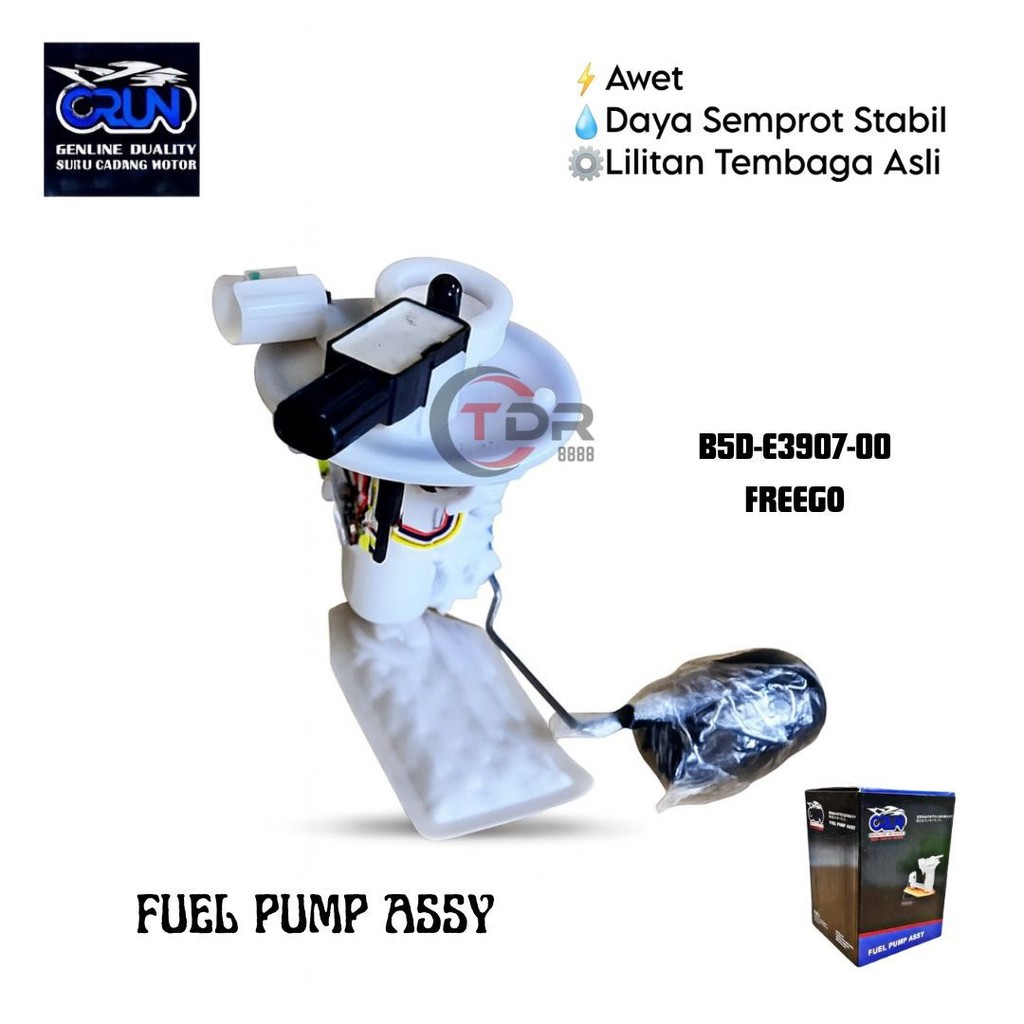 B5D-E3907-00 CRUN Rotak Dinamo Fuel Pump Assy Pompa Bensin Yamaha FREEGO FREE GO