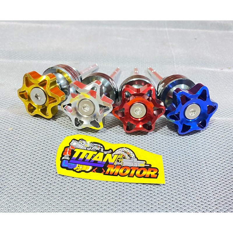 Tutup oli Flower Kembang GRC tutup oli mesin motor honda/yamaha beat vario vixion fino cb150r supra 