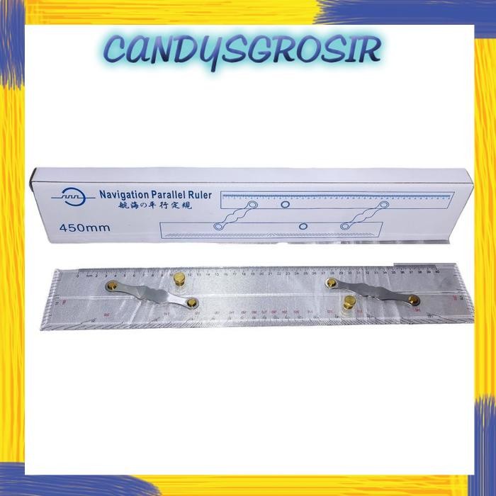 Mistar Jajar Peta 450mm (Parallel Ruler)