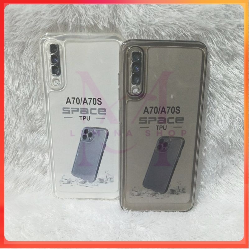 PROMO+COD SoftCase Casing Samsung A70/A70S Silikon Bening Trasparan pelindung belakang HP+Camera
