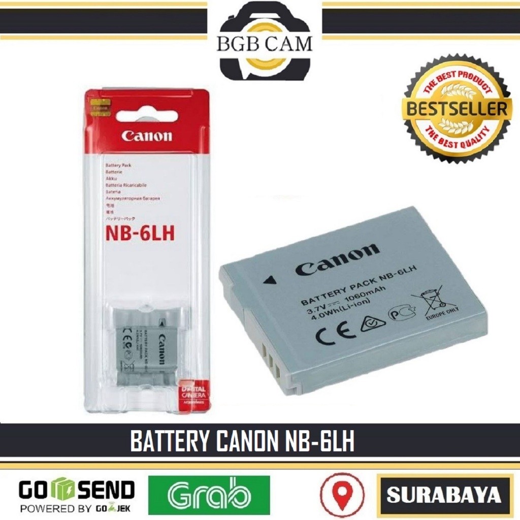 Camroom Battery Canon NB-6LH / Baterei for Powershot SX600 / SX610 / SX700 / SX530 / SX260 DLL / Bat