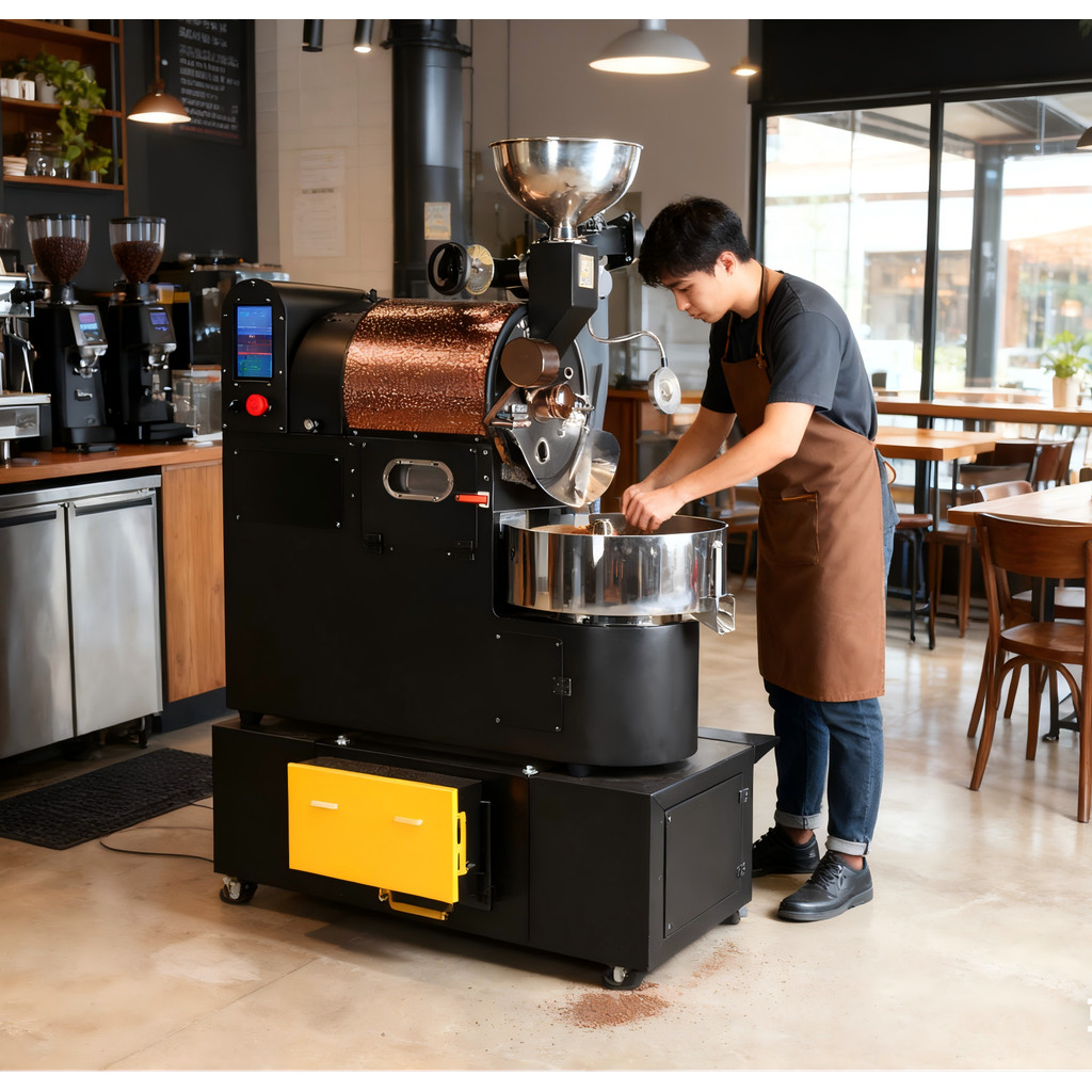 Wintop Touch-Screen 1kg 2kg 3kg 5kg Commercial Coffee Toaster Drum Coffee Roaster Coffee Bean Roasti