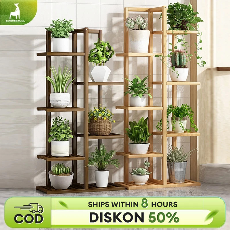 karrinustore - Rak Bunga Rak Bunga Sudut Ruang Tamu Rak Bunga Kayu Tanaman Rak Bunga Minimalis Stand