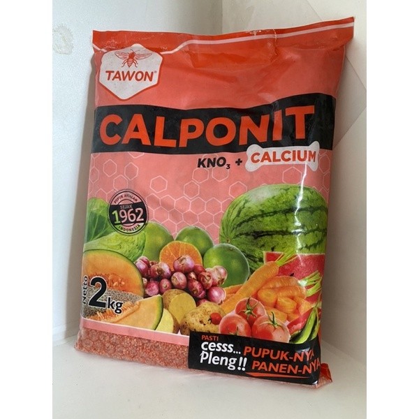 KNO3 MERAH CALPONIT 2kg CALSIUM PUPUK CAP TAWON