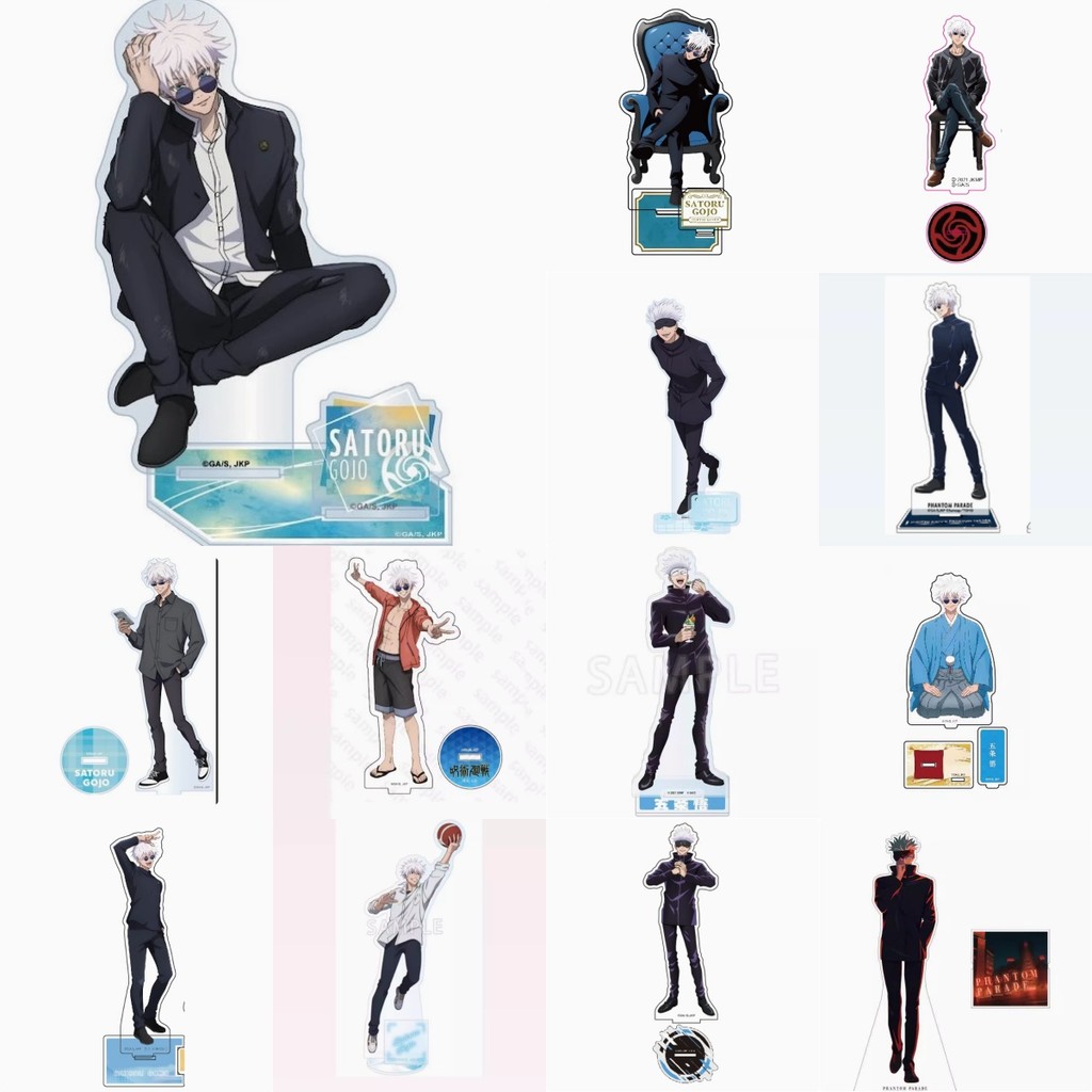 41 Styles Game Gojo Satoru Acrylic Stand Doll Anime Satoru Gojo Figure Model Plate Cosplay Toy for G