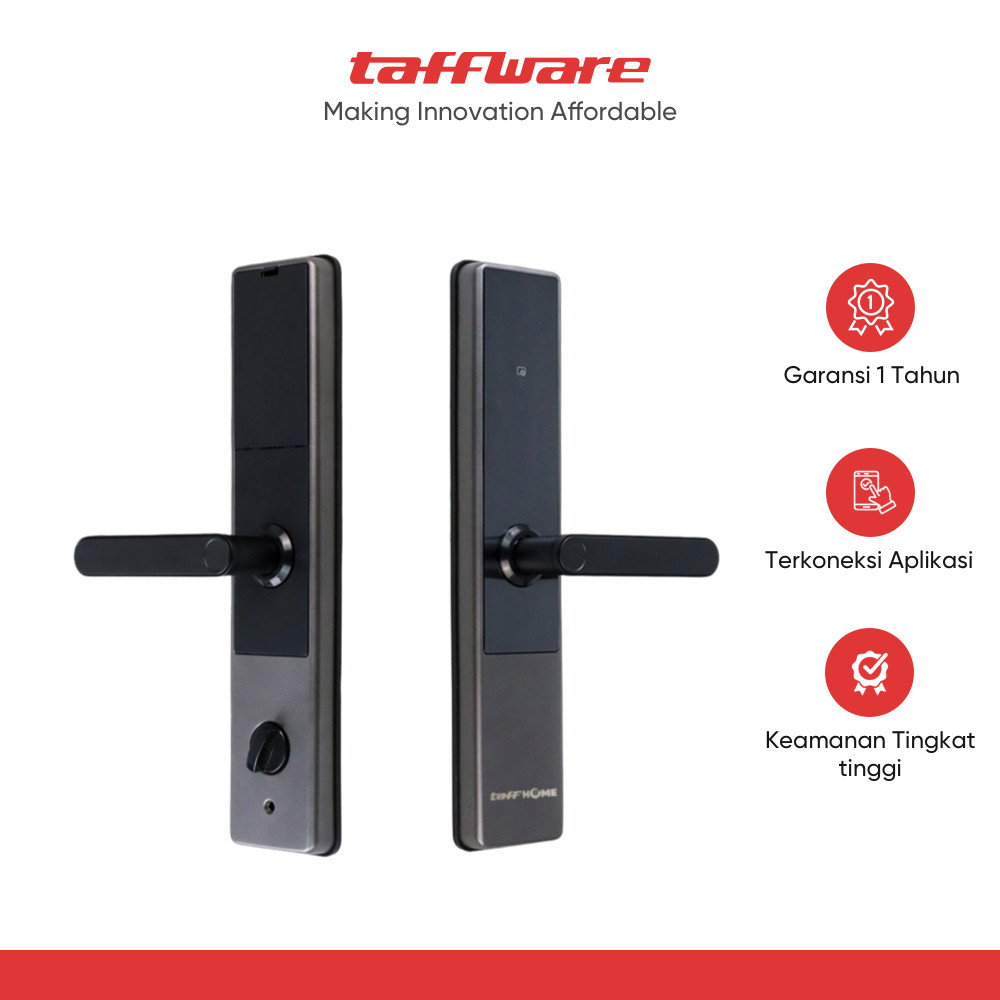 TaffHOME Smart Door Lock Bluetooth Password Fingerprint Card TTLock - A3F