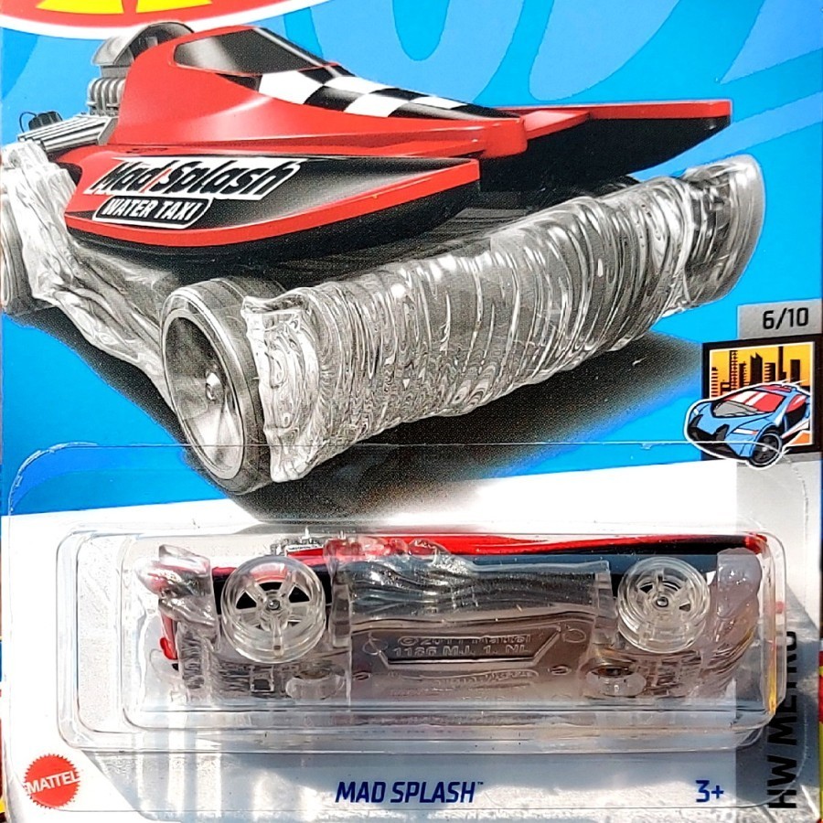 HOTWHEELS MAD SPLASH MERAH - BOAT PERAHU TRACK STARS ACES