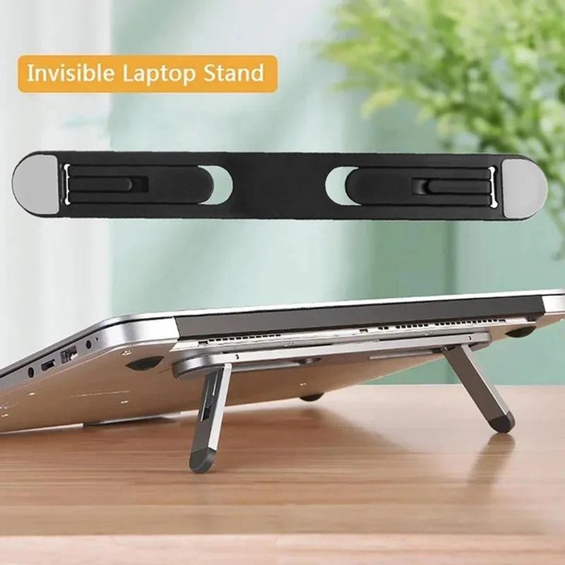 Universal laptop holder for Macbook Pro 13 15 Air Lenovo Samsung Notebook Cooling Pad Invisible Lapt