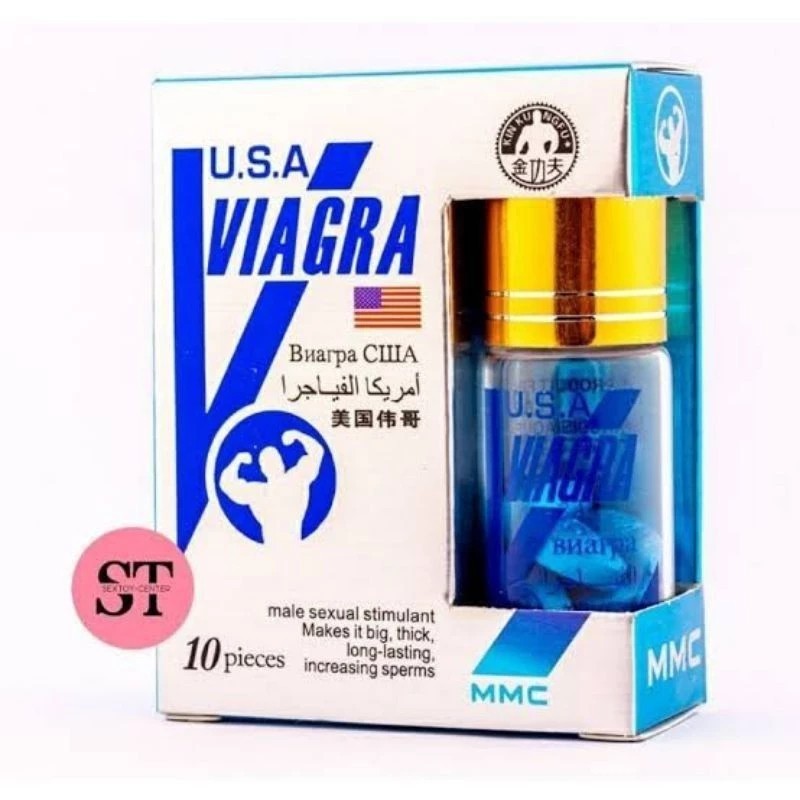 VIGRA MMC BLUE ASLI ORIGINAL 100% USA Menambah Stamina Pria TAHAN LAMA KAPSUL PIL BIRU VGR VIGRA