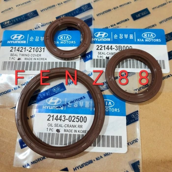 SEAL KRUK AS BELAKANG NOKEN AS SEAL KRUK AS DEPAN SEAL TIMING PICANTO LAMA ATOZ VISTO 3PC