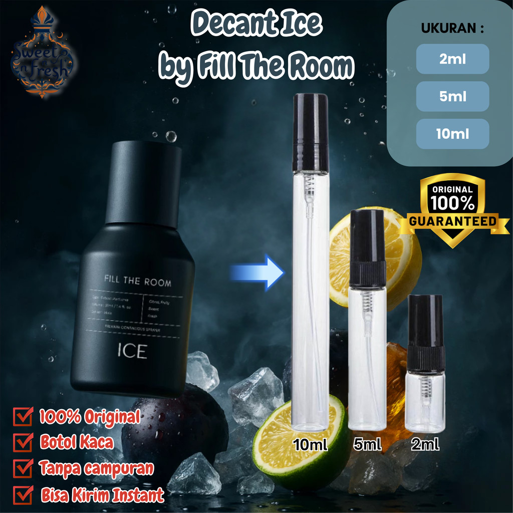 Decant Parfum FTR Ice EDP Parfum Pria Tahan Lama 100% Original