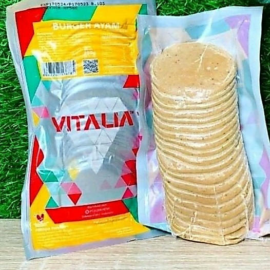 Vitalia burger ayam mini  isi 20