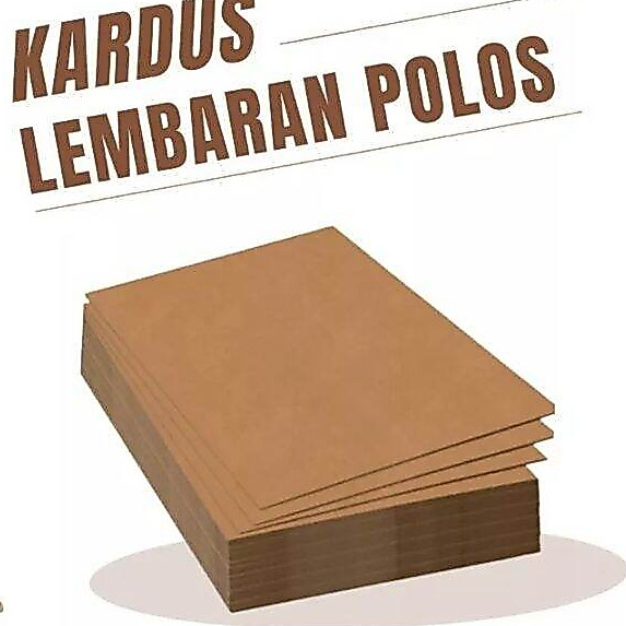 KARDUS SHEET 50x60 cm 60x50 cm Kardus Lembaran Polos / Kardus Karton lembaran polos / Karton lembara