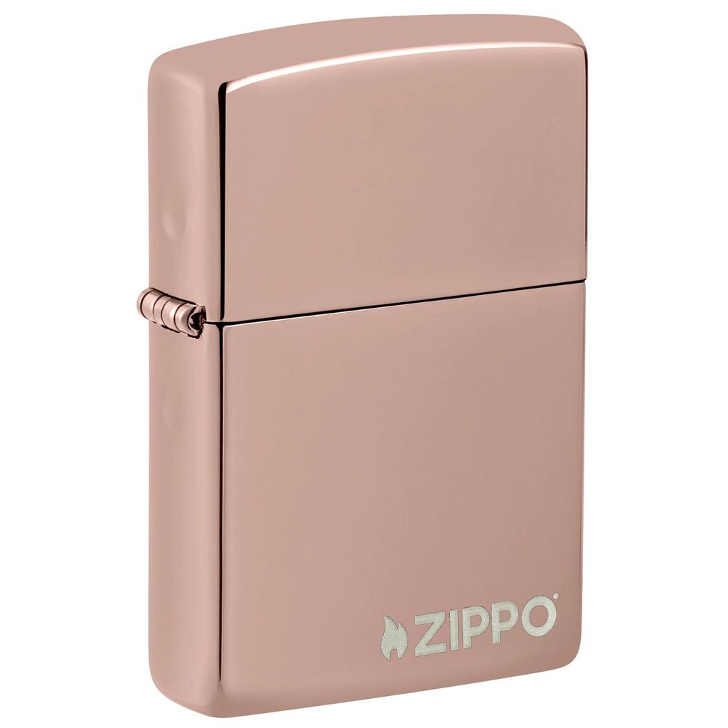 Zippo Classic High Polish Rose Gold Zippo Logo 49190ZL