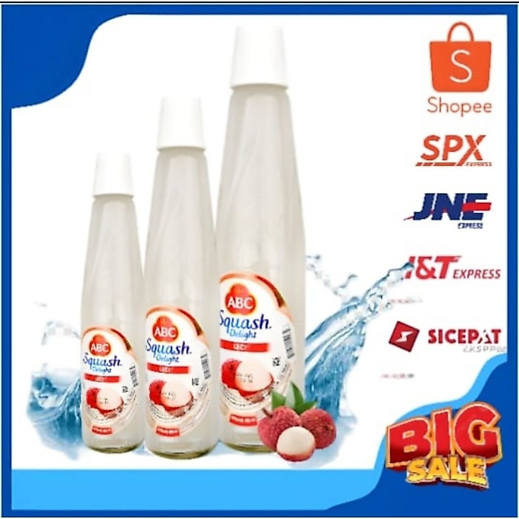 Sirup ABC Squash Delight Leci 450 ml