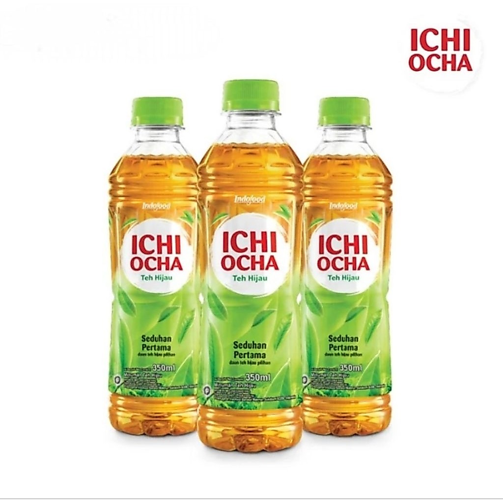 3pcs - Ichi Ocha Teh Hijau 350 gr / Minuman Ichi Ocha