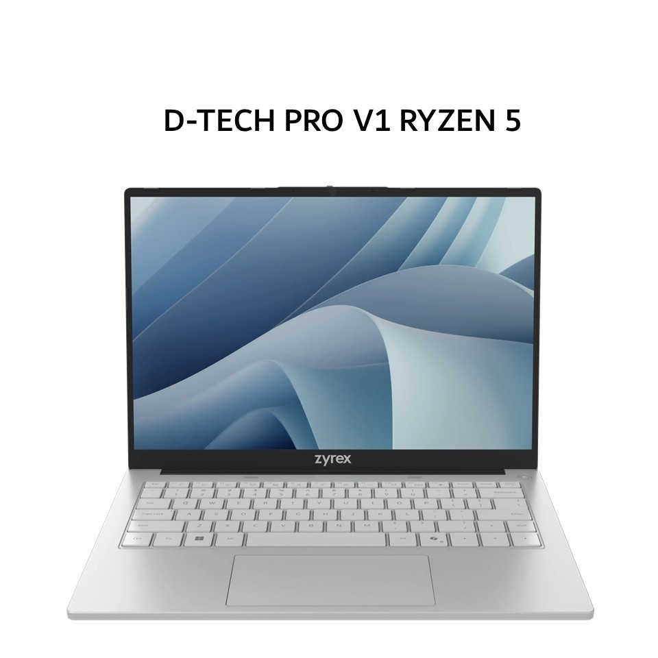 ZYREX D-TECH PRO V1 RYZEN 5 6600H 16GB 512GB W11 14.0FHD IPS BLIT LAN 1Y GRY