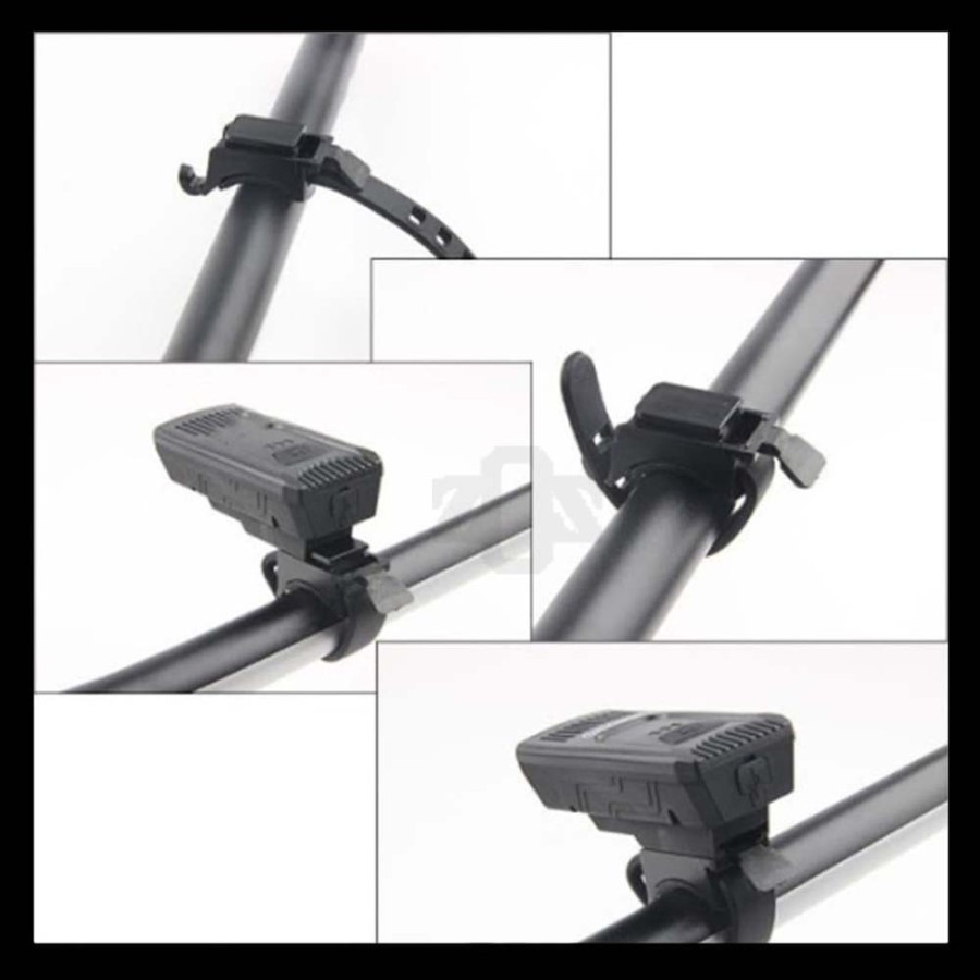 Lampu LED Depan Sein Sepeda Bicycle Bike USB Rechargeable