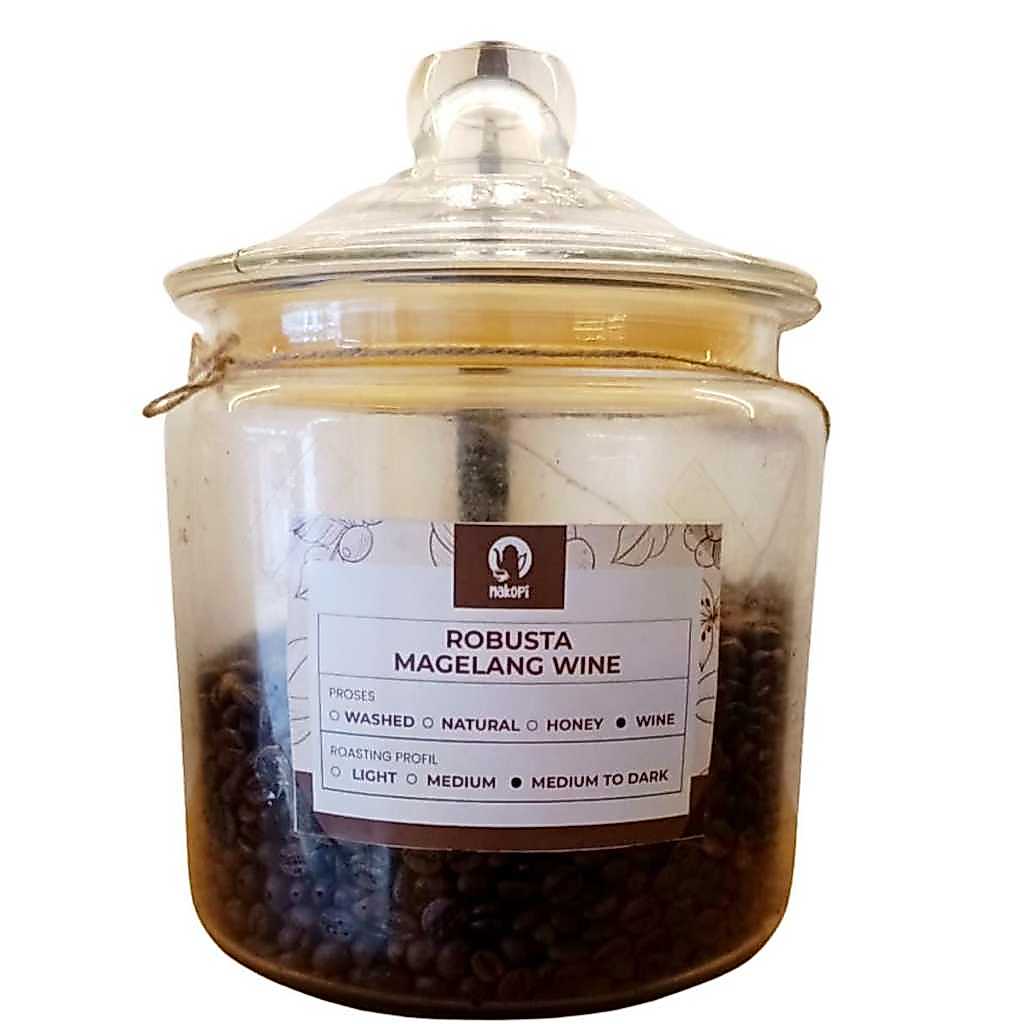 Nakopi Kopi Robusta Magelang Wine - Kopi Bubuk Robusta Magelang Wine