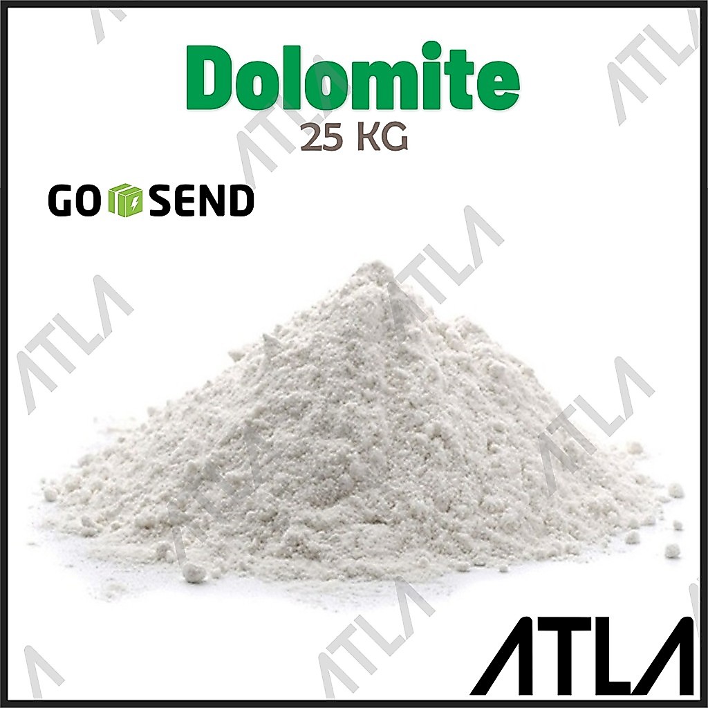 GOJEK ONLY Dolomite 25 KG Pupuk Kapur Pertanian Dolomit Kiloan Alas Kandang 25KG