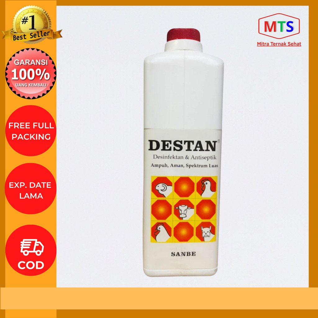 DESTAN 1 liter Untuk Peternakan, Laboratorium, dan Klinik Hewan SANBE