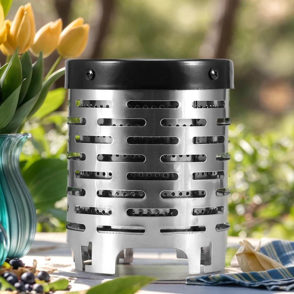 Stainless Steel Heating Cover Gas Heater Stove Mini Portable mer Outdoor Camping Baking Stove Infrar