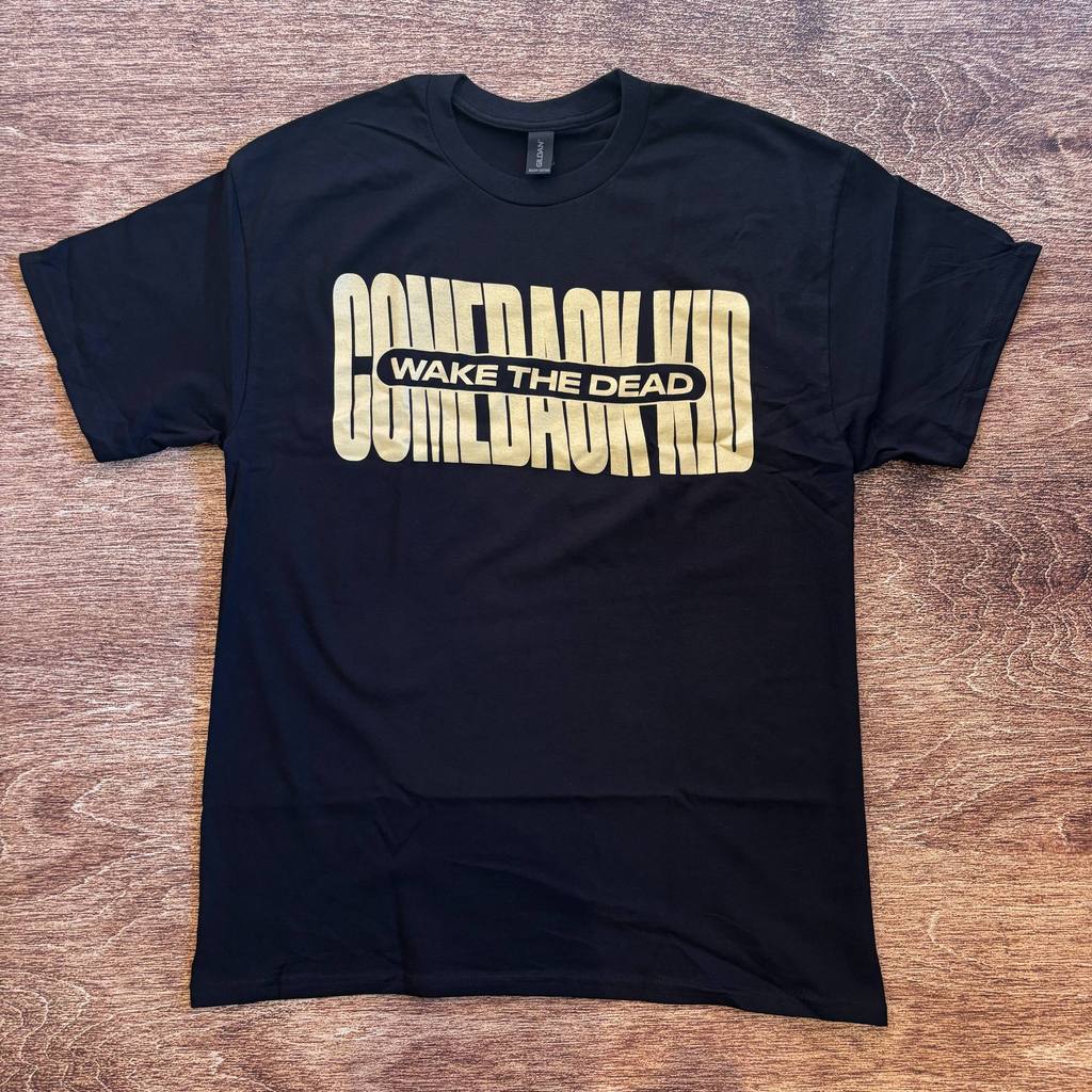 KAOS BAND OFFICIAL COMEBACK KID - WAKE THE DEAD TSHIRT ORIGINAL MERCHANDISE