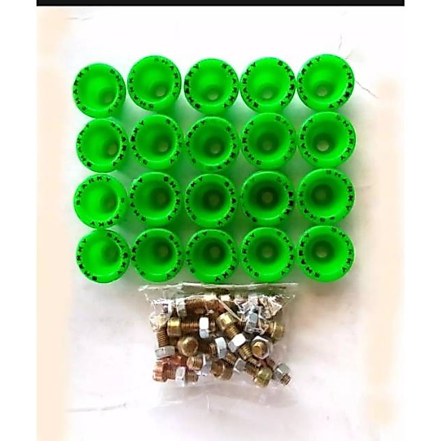 Ring Monel Bulat Bahan Plastik isi 10 + Mur Baut - Variasi Motor Baut Variasi / Monel Baut Variasi