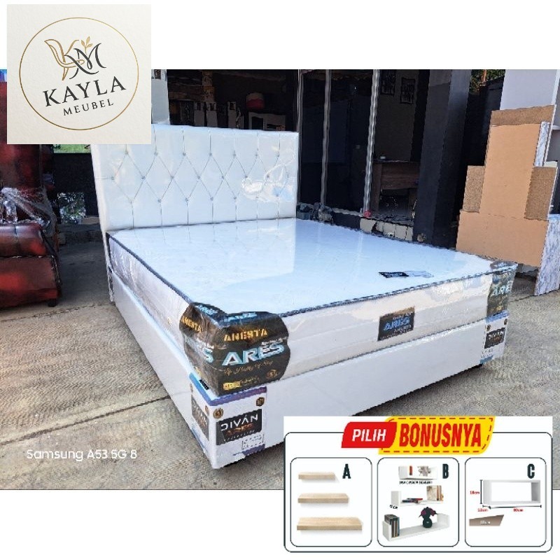 PROMO Kasur Springbed Dan Divan Ukuran No 2 160x200cm  Kuningan Majalenka Indramayu Subang Sumedang 