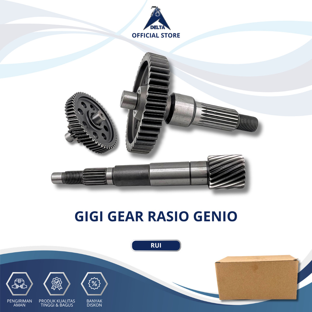 GIGI GEAR RASIO GENIO - GEAR GIGI RASIO KOMPLIT GENIO BEAT STREET BEAT DELUXE SCOOPY