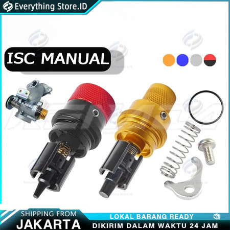 ISC Idle Screw RVN Original Setelan Langsam Manual Throttle Body Cocok Aerox 155 Nmax Lexi R15 V1-V3