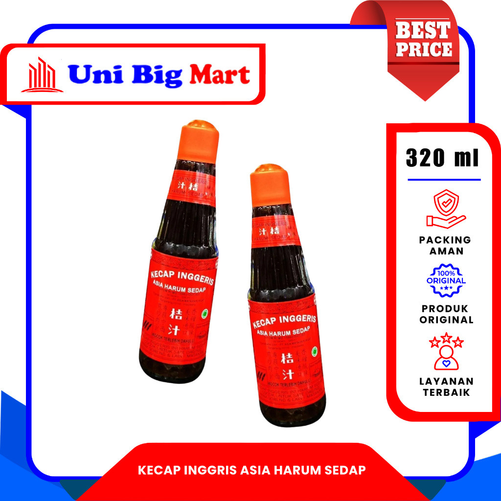 SAOS KECAP INGGRIS ASIA HARUM SEDAP - 320 ML