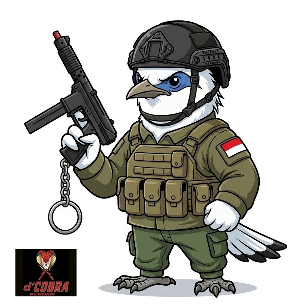 Mainan Hobi Replika Pajangan Jalak Bali Menggunakan M306 M2000 P355 P377 Outdoor Tactical SNI Trend