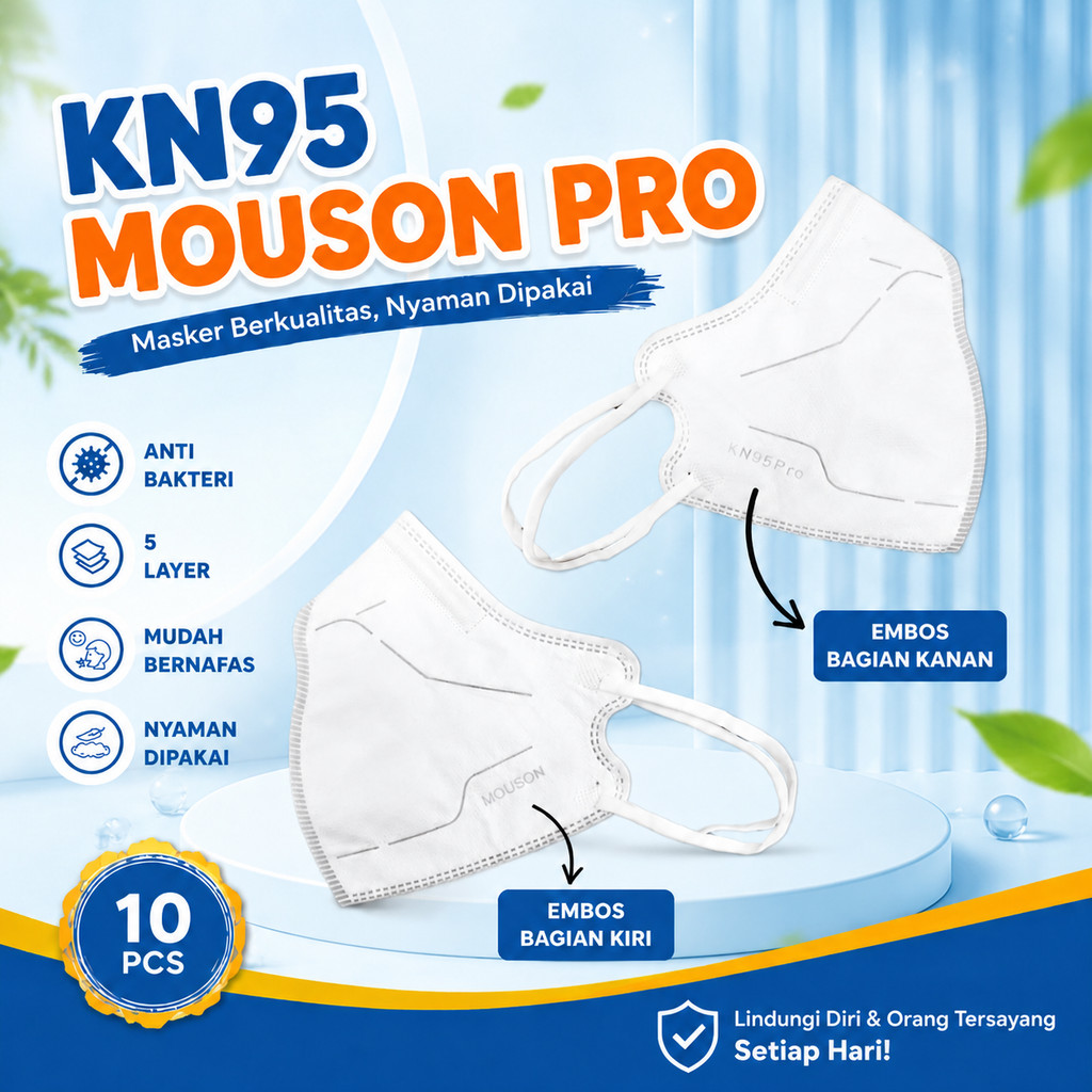 Masker KN95 Mouson | Masker KN95 Pro - Mouson | Masker KN95 | Masker KN95 Pro Mouson | Mouson Pro