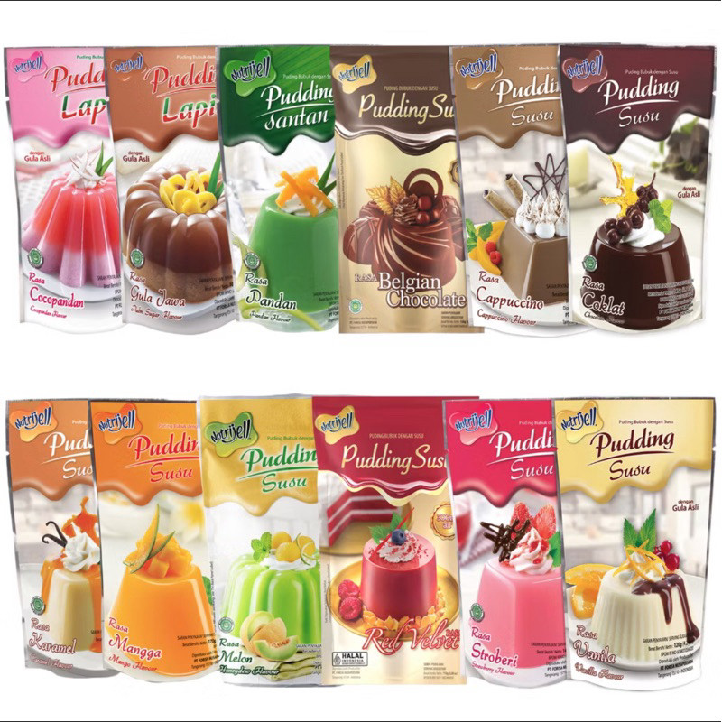 

Nutrijell Pudding Susu All Variant - DUS ISI 36