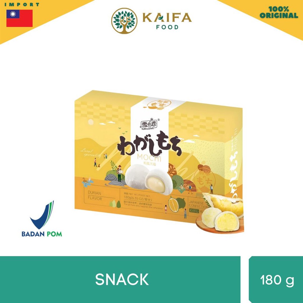 

Yuki & Love Kue Mochi khas Taiwan