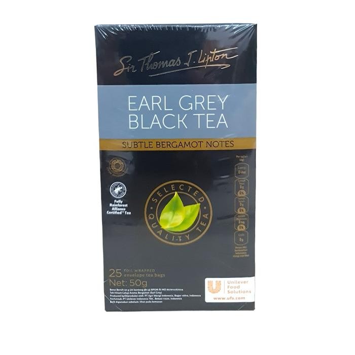 

SALE Teh Celup Chamomile Earl Grey Peppermint Black Green jasmine forest berries Minuman Lipton Tea (Box) - Earl GreyTERLARIS