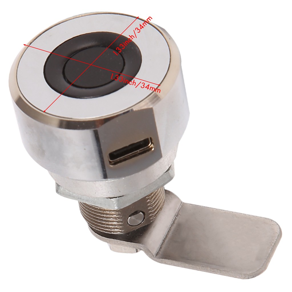 News Smart Fingerprint Drawer Lock Metal Furniture File Cabinet Shoe Cabinet Letter Box Safe Lock Fi