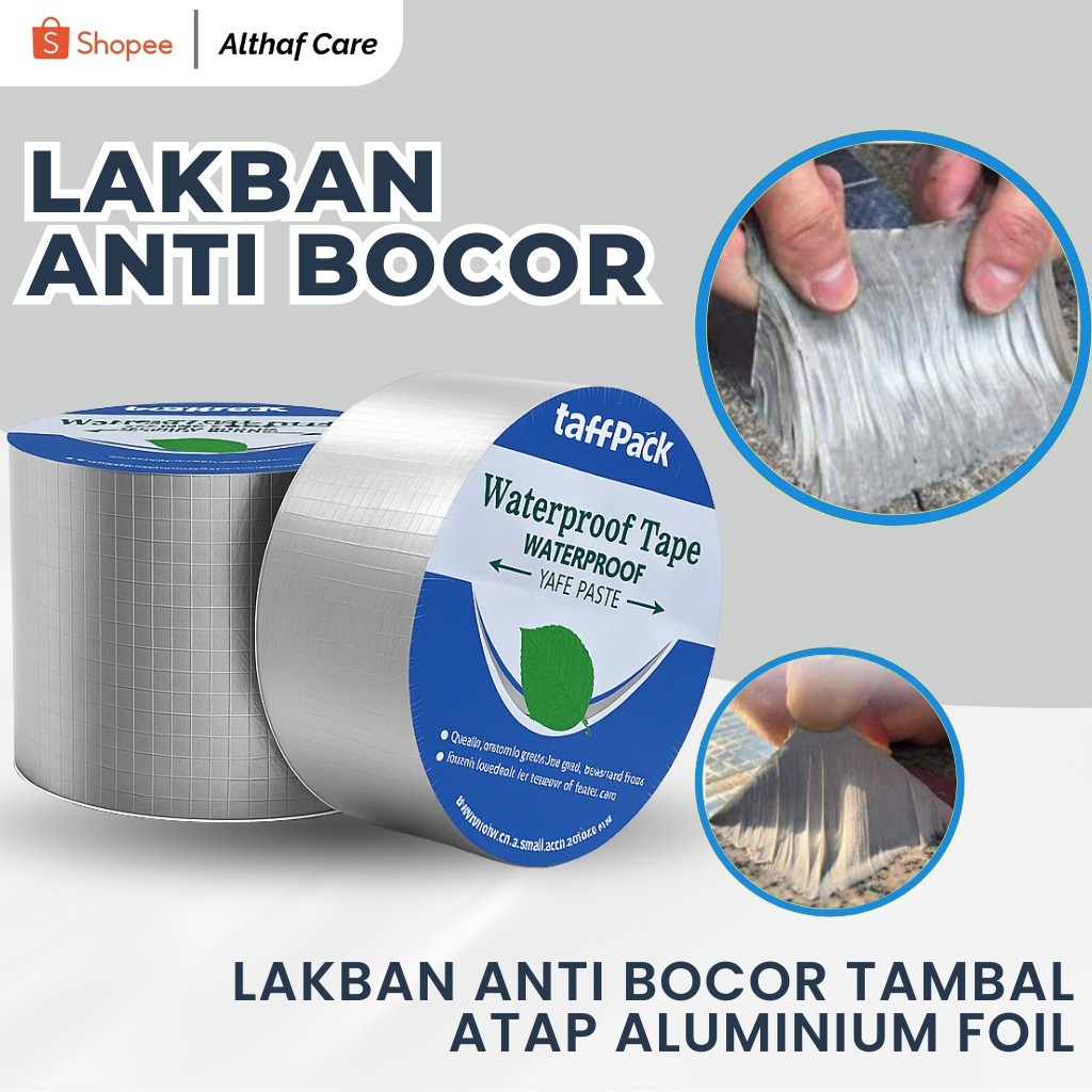 Lakban Anti Bocor Lem Anti Air Tahan Panas Aluminium AMPUH