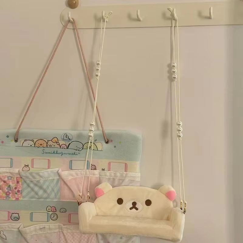 

Rilakkuma Cute Doll Decoration Scene Plush Swing Korilakkuma Bedroom Decoration Pendant Birthday Gift Anime Surrounding