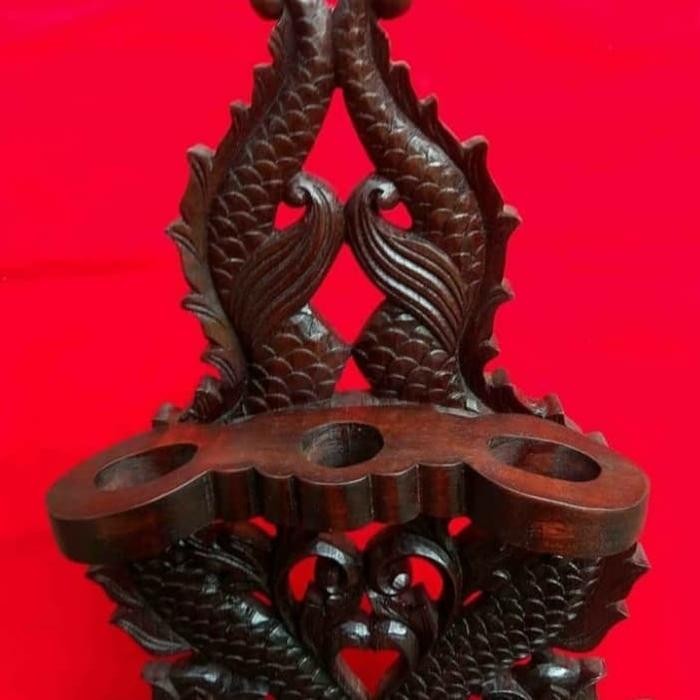 Blawong keris tempel Dinding Isi 3 model kembar naga temanten XDI II